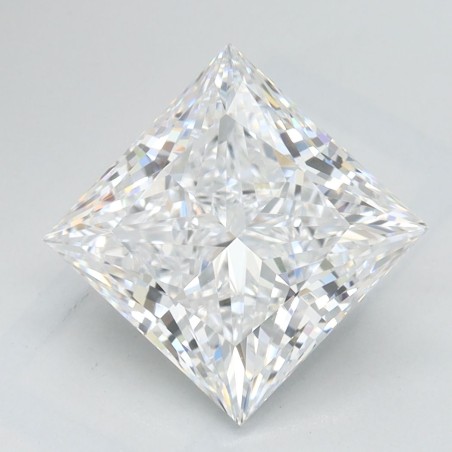 Diament laboratoryjny bezbarwny szlif princess, 2.59ct, VVS1, D, GIA 7536715352