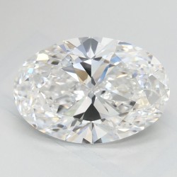 Diament laboratoryjny bezbarwny szlif owalny, 2.52ct, VVS1, D, GIA 5536701865