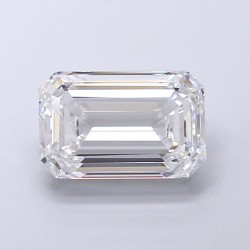 Diament laboratoryjny bezbarwny szlif szmaragdowy, 2.55ct, IF, E, IGI LG723522588