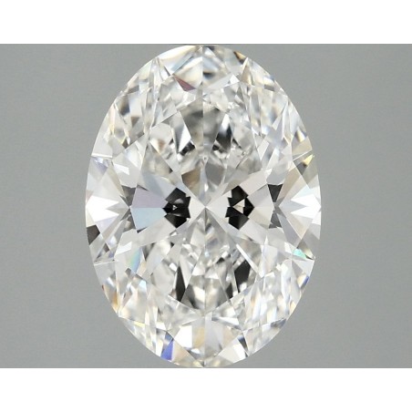Diament laboratoryjny bezbarwny szlif owalny, 2.57ct, VVS2, F, IGI LG732542238