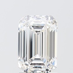 Diament laboratoryjny bezbarwny szlif szmaragdowy, 2.04ct, VVS2, D, IGI LG747519761