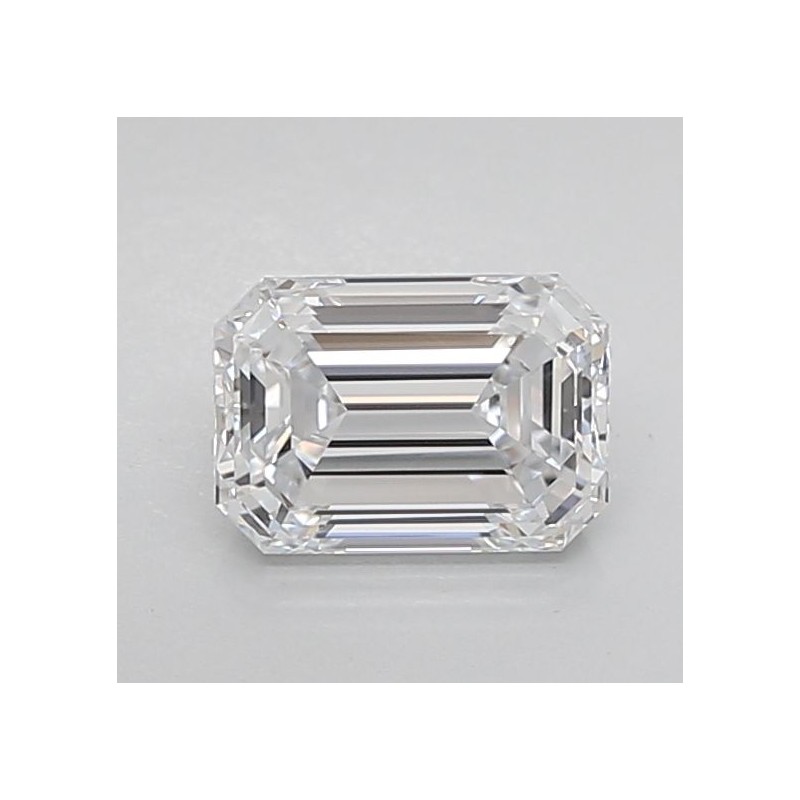 Diament laboratoryjny bezbarwny szlif szmaragdowy, 1.53ct, VVS2, D, IGI LG652464302