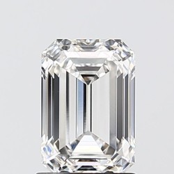 Diament laboratoryjny bezbarwny szlif szmaragdowy, 1.6ct, VVS2, E, IGI LG671493840