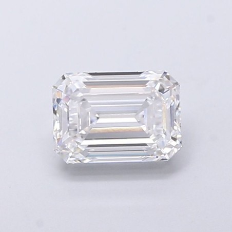 Diament laboratoryjny bezbarwny szlif szmaragdowy, 1.9ct, VVS2, D, IGI LG733520710