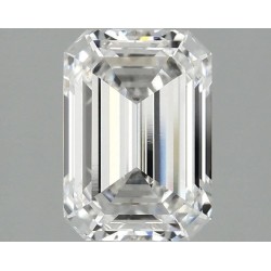 Diament laboratoryjny bezbarwny szlif szmaragdowy, 2.1ct, VVS2, F, IGI LG733577113