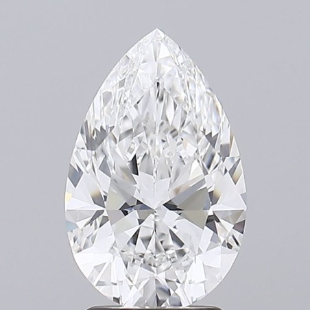 Diament laboratoryjny bezbarwny szlif gruszkowy, 2.7ct, VVS2, E, IGI LG735530697