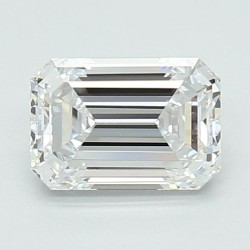 Diament laboratoryjny bezbarwny szlif szmaragdowy, 1.03ct, VVS1, D, IGI LG701503843