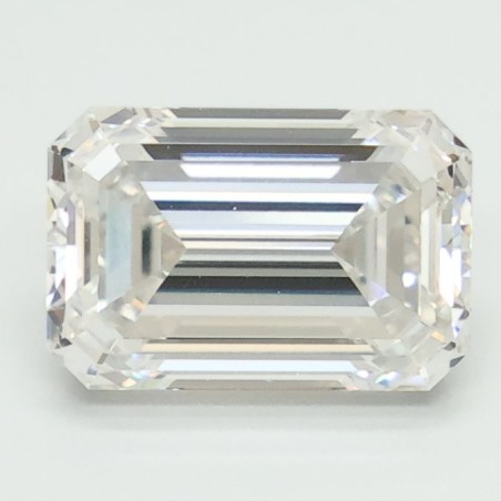 Diament laboratoryjny bezbarwny szlif szmaragdowy, 2.44ct, VVS2, F, IGI LG700508588