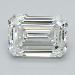 Diament laboratoryjny bezbarwny szlif szmaragdowy, 1.75ct, VVS2, E, IGI LG715565891