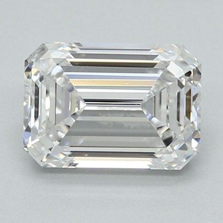 Diament laboratoryjny bezbarwny szlif szmaragdowy, 1.75ct, VVS2, E, IGI LG715565891