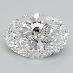 Diament laboratoryjny bezbarwny szlif owalny, 1.04ct, VVS2, D, IGI LG743571499