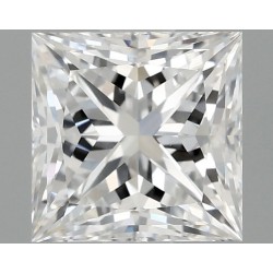 Diament laboratoryjny bezbarwny szlif princess, 1.24ct, VVS2, D, IGI LG696551807