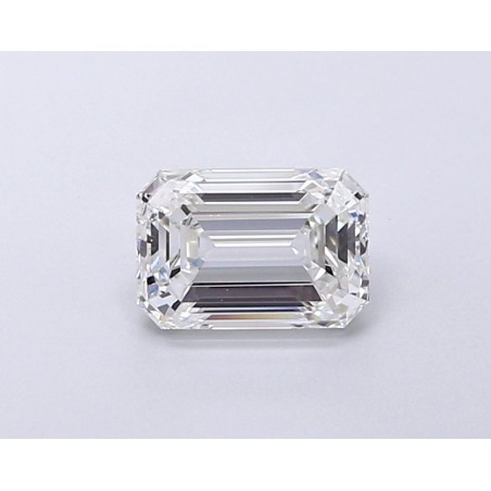 Diament laboratoryjny bezbarwny szlif szmaragdowy, 1.18ct, VVS1, F, IGI LG675595433