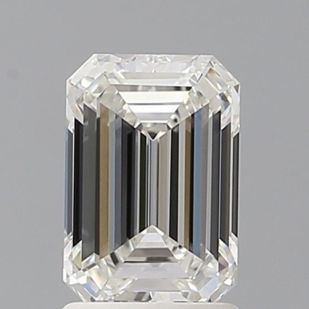 Diament laboratoryjny bezbarwny szlif szmaragdowy, 1.6ct, VVS1, F, IGI LG702506013