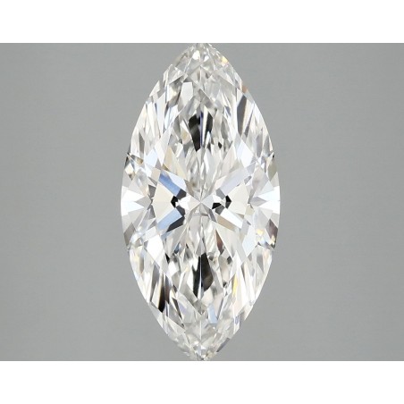 Diament laboratoryjny bezbarwny markiza, 2.09ct, VVS2, F, IGI LG739562662