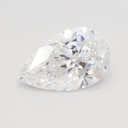 Diament laboratoryjny bezbarwny szlif gruszkowy, 1.55ct, VVS2, E, IGI LG604384543