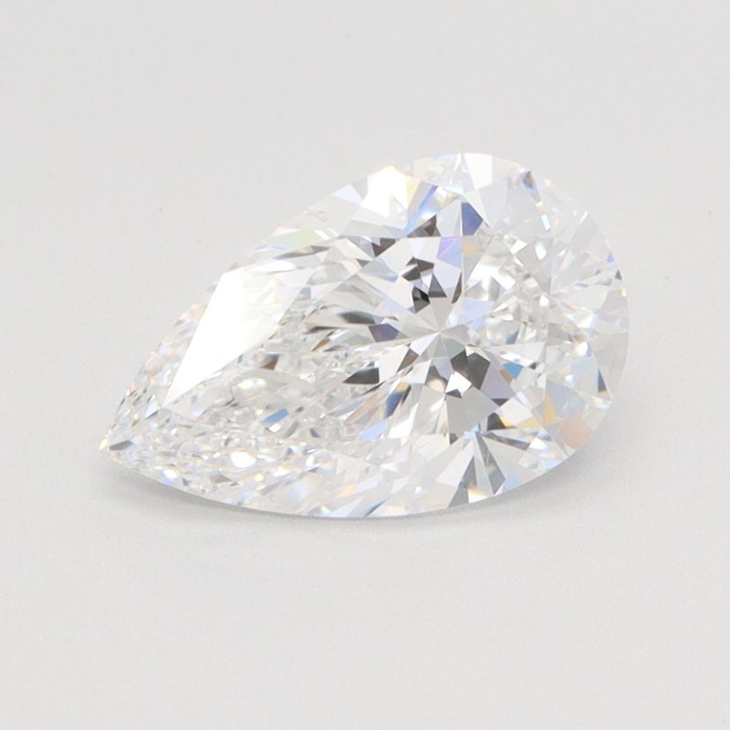 Diament laboratoryjny bezbarwny szlif gruszkowy, 1.55ct, VVS2, E, IGI LG604384543