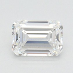 Diament laboratoryjny bezbarwny szlif szmaragdowy, 1ct, VVS2, E, IGI LG605326970