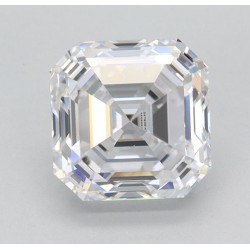 Diament laboratoryjny bezbarwny szlif szmaragdowy kwadratowy, 1.55ct, VVS2, D, IGI LG579391479