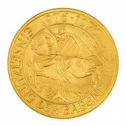 Złota moneta 1000 szylingów Austria 1976 r