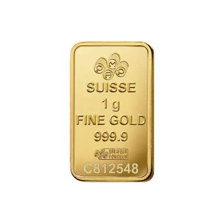 Sztabka Złota 1 gram  PAMP LBMA Sztabka Złota 1 gram  PAMP LBMA