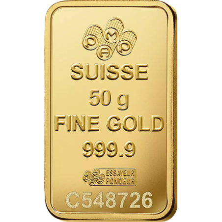 Sztabka Złota 50 gramów  PAMP LBMA Sztabka Złota 50 gramów  PAMP LBMA