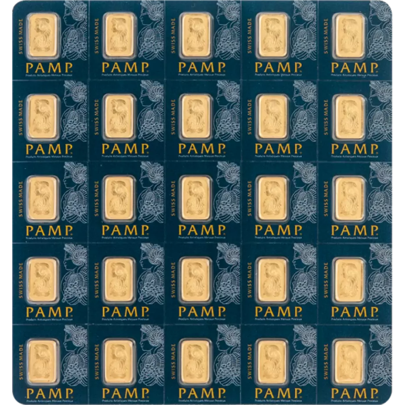 Sztabka Złota 25 x 1 gram  PAMP LBMA Multipak Sztabka Złota 25 x 1 gram  PAMP LBMA Multipak