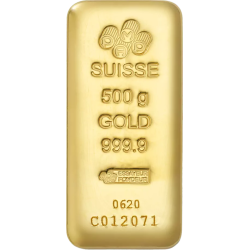 Sztabka Złota 500 gramów  PAMP LBMA